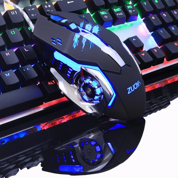 3200 DPI 6 Button LED Optical USB Wired Gaming Mouse
