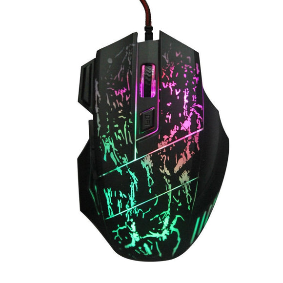 5500DPI 7 Buttons Color Changing LED Optical USB Wired Mouse Gaming Mouse For Pro Gamer