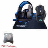 RAKOON 5500 DPI X7 Pro Gaming Mouse+ Hifi Pro Gaming Headphone Game Headset+Gift Big Gaming Mousepad