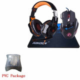 RAKOON 5500 DPI X7 Pro Gaming Mouse+ Hifi Pro Gaming Headphone Game Headset+Gift Big Gaming Mousepad