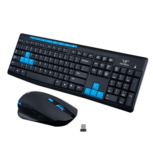 2.4G Wireless Gaming Keyboard Mouse Combo Set