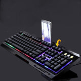 Floating Buttons Mechanical Hand Design Clavier Gamer USB Wired Gaming Mechanical Keyboard And Mouse Set