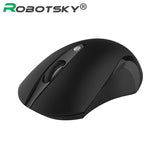 Robotsky 2.4GHz Wireless Mouse Silent 1600DPI Optical Gaming Mouse