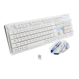 2.4Ghz USB Wireless 1600DPI Gaming Keyboard Mouse Set