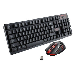 2.4Ghz USB Wireless 1600DPI Gaming Keyboard Mouse Set