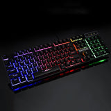 English Backlight Wired Teclado Floating LED Backlit USB Similar Mechanical Gaming Keyboard