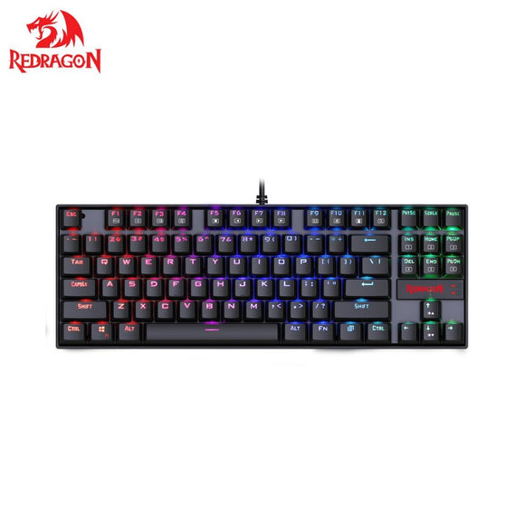 Redragon K552 RGB KUMARA 87 Keys RGB LED Backlit Blue Switches Mechanical Gaming Keyboard