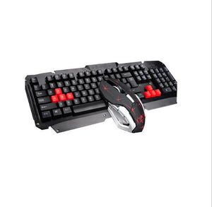 104Keys Bluetooth Wireless 1600DPI Gaming Keyboard And Mouse Set With USB Receiver
