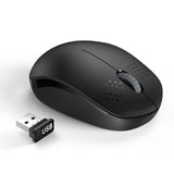 SeenDa Noiseless 2.4GHz Wireless Mouse Portable Mini Mute Mice Silent Gaming Mouse