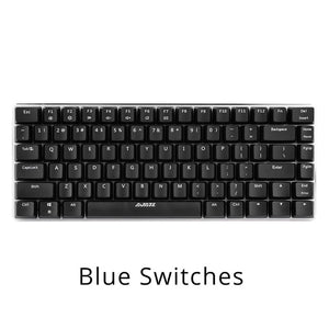 AJAZZ AK33 RGB 82 Keys Blue/Black Switches Anti-Ghosting Mechanical Gaming Keyboards