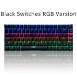AJAZZ AK33 RGB 82 Keys Blue/Black Switches Anti-Ghosting Mechanical Gaming Keyboards