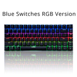 AJAZZ AK33 RGB 82 Keys Blue/Black Switches Anti-Ghosting Mechanical Gaming Keyboards