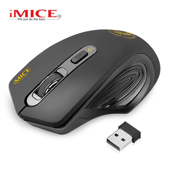 iMice Wireless Mouse Silent Wireless USB 3.0 Receiver Mouse Optical Ergonomic Mice Noiseless Button