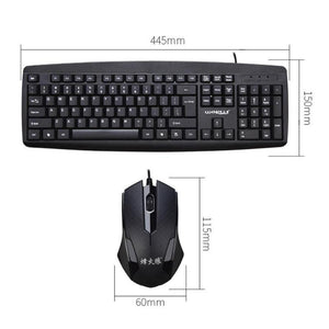 Wired USB  Mechanical Keyboard And Mouse Set