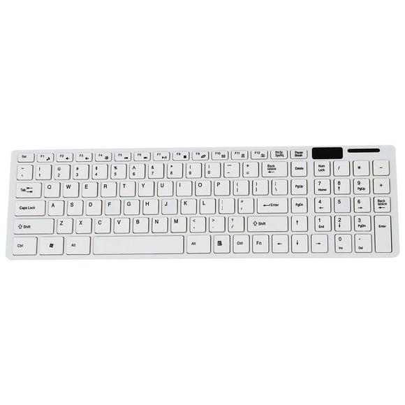 White Wireless 2.4GHz Gaming Keyboard and Mouse Combo Set Power Saving