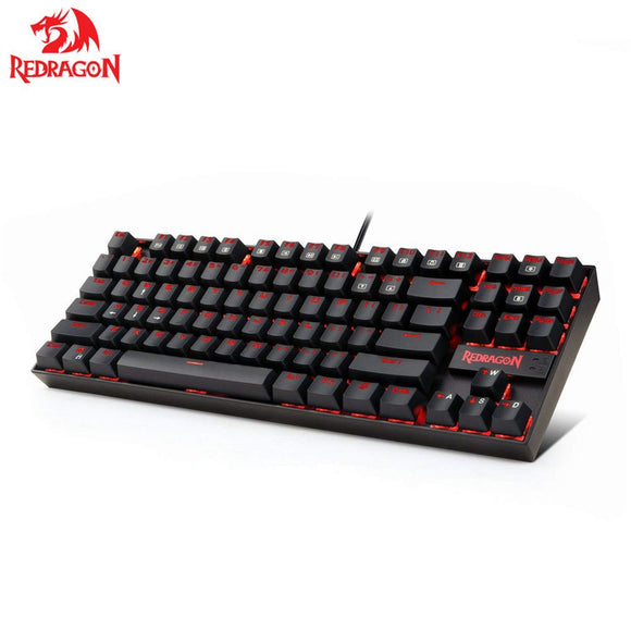 Redragon K552 KUMARA Mechanical 87 Keys Red Backlit Gaming Keyboard