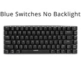 AJAZZ AK33 RGB LED 82 Keys Blue/Black Switches Anti-Ghosting Mechanical Gaming Keyboards