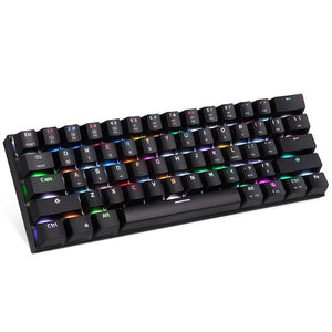 Motospeed CK62 Gaming Mechanical USB Bluetooth Wireless Keyboard With Backlight Gamer RGB For Computer PC Keycaps Key Cap Board