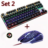 ZERO Blue/Black/Red Switch 87 Gaming Mechanical Keyboard+Macro Programming Mouse Combo Set