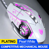 Professional 8D 3200DPI Adjustable Wired Optical LED Computer Game Mice USB Cable Gaming Mouse