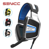 SENICC A8 USB Virtual 7.1 Stereo Sound Noise Canceling Gaming Headphones