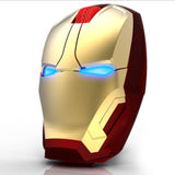 New Iron Man Wireless Mouse Mute Button Silent Click 800/1200/1600 / 2400DPI Gaming Mouse