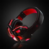 Headphone With Microphone For Computer LED Light  Stereo Earphone Gaming Headphone