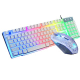 Gaming Wired Stylish Ergonomic Backlight For PC Laptop USB Mechanical Keyboard Mouse Set