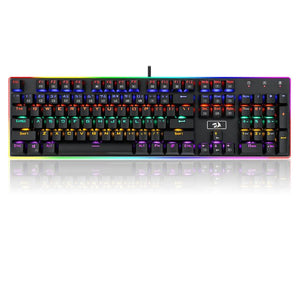 Redragon K557R Rainbow Backlit Wired Mechanical 104 Keys Gaming Keyboard