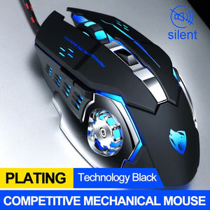 8D 3200DPI Adjustable Wired Optical LED Gaming Mouse