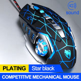 8D 3200DPI Adjustable Wired Optical LED Gaming Mouse