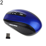 Wireless Gaming Mouse 1200dpi 2.4GHz Ergonomic USB Receiver Gaming Mouse