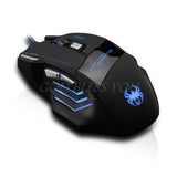 ZELOTES T80 USB 7200DPI Wired Optical Backlight Gaming Mouse